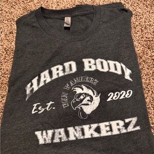 FKN Wankerz Hard Body Gray T-Shirt
